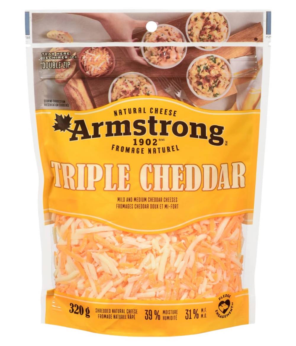 Armstrong Shredded Triple Cheddar (320 g)