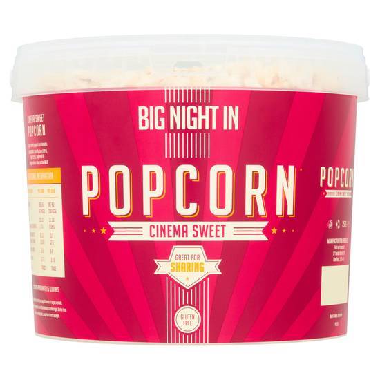 Big Night In Sweet Popcorn 250g