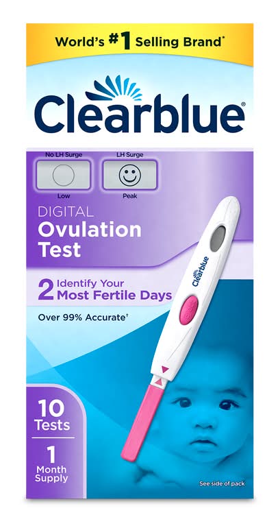 Clearblue test d'ovulation numérique (10 un) - advanced digital ovulation test (10 units)