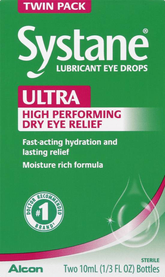 Systane Ultra High Performance Lubricant Eye Drops(2 Ct)