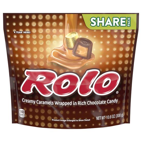Rolo Creamy Caramel Wrapped in Rich Chocolate Candy