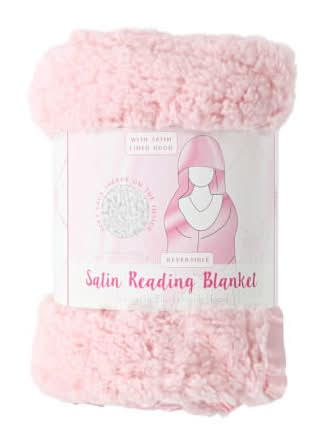 Satin Reading Blanket 50inx60in Pink