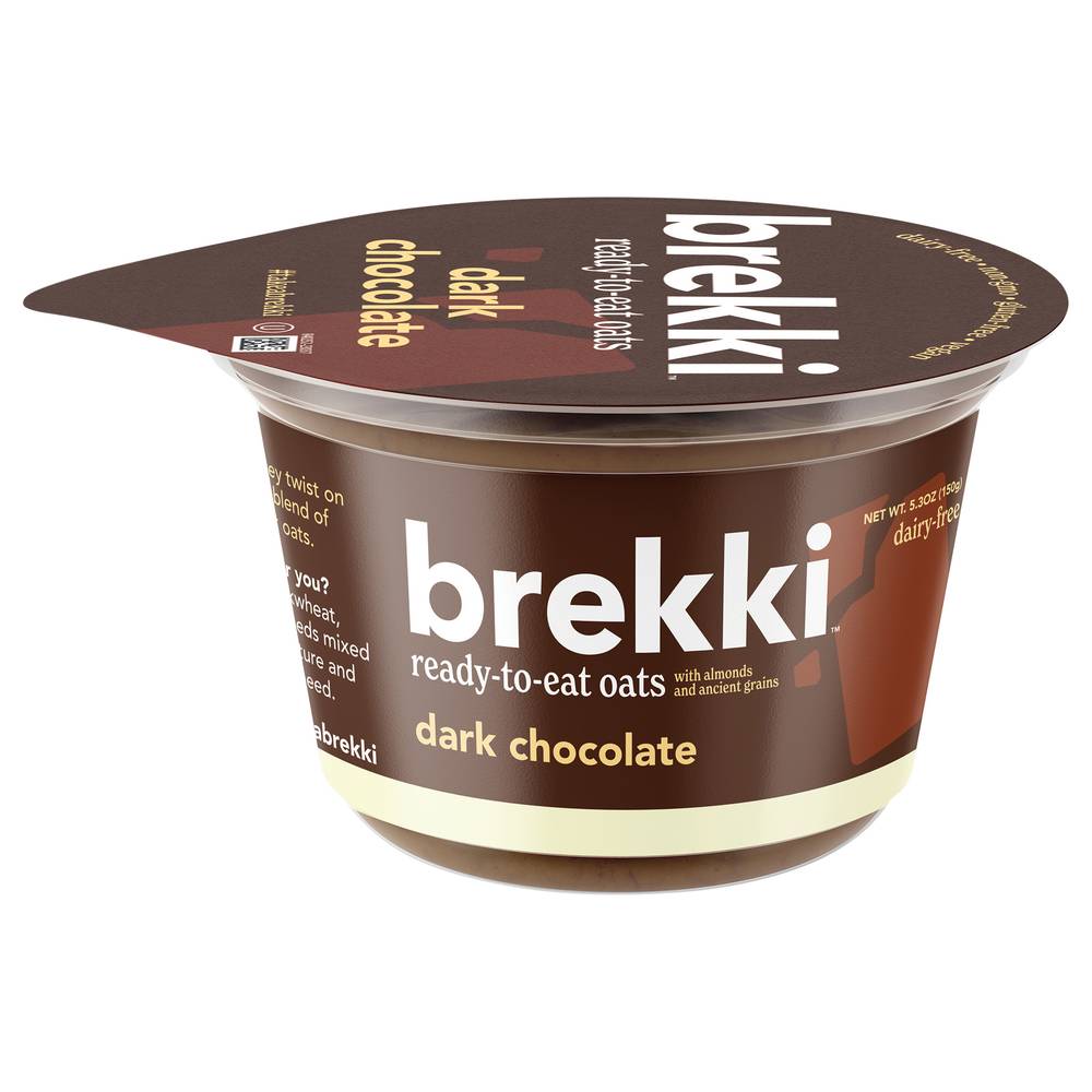 Brekki Ready To Eat Oats, Dark Chocolate (5.3 oz)