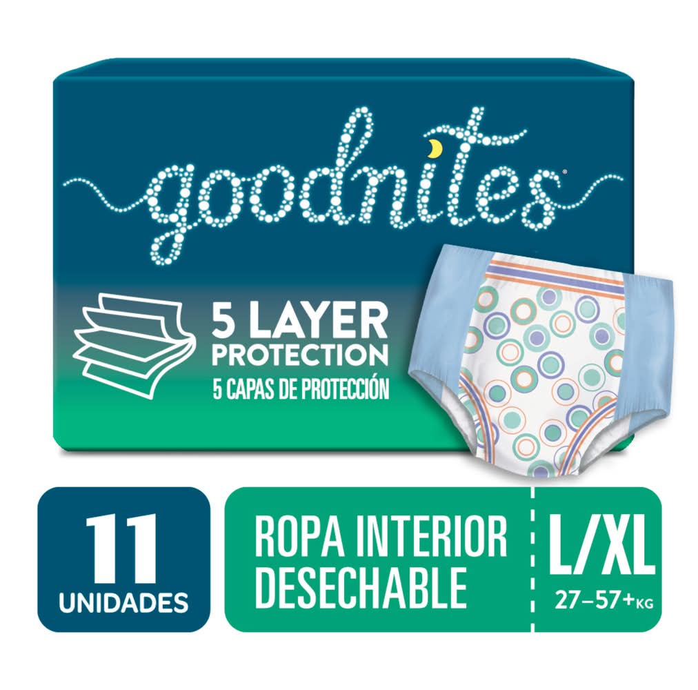 GoodNites · Ropa interior desechable - L/XL (11 un)