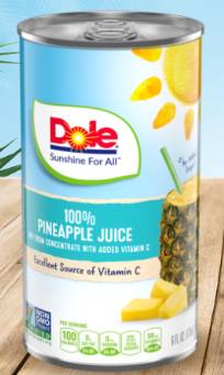 Dole Juice Pineapple 8z (1X24|1 Unit per Case)