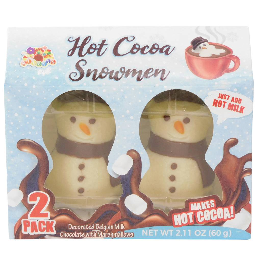 Alberts Snowman Milk Chocolate 2 Pack