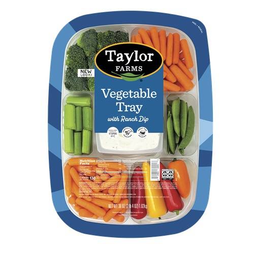 Taylor Farms Good Times Vegetable Tray with Ranch Dip