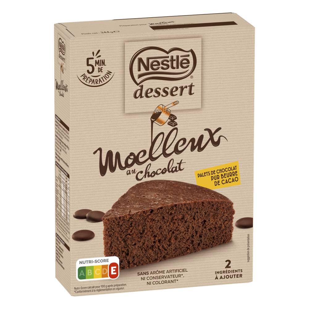 Nestlé Dessert - Préparation pour moelleux au chocolat (344g)