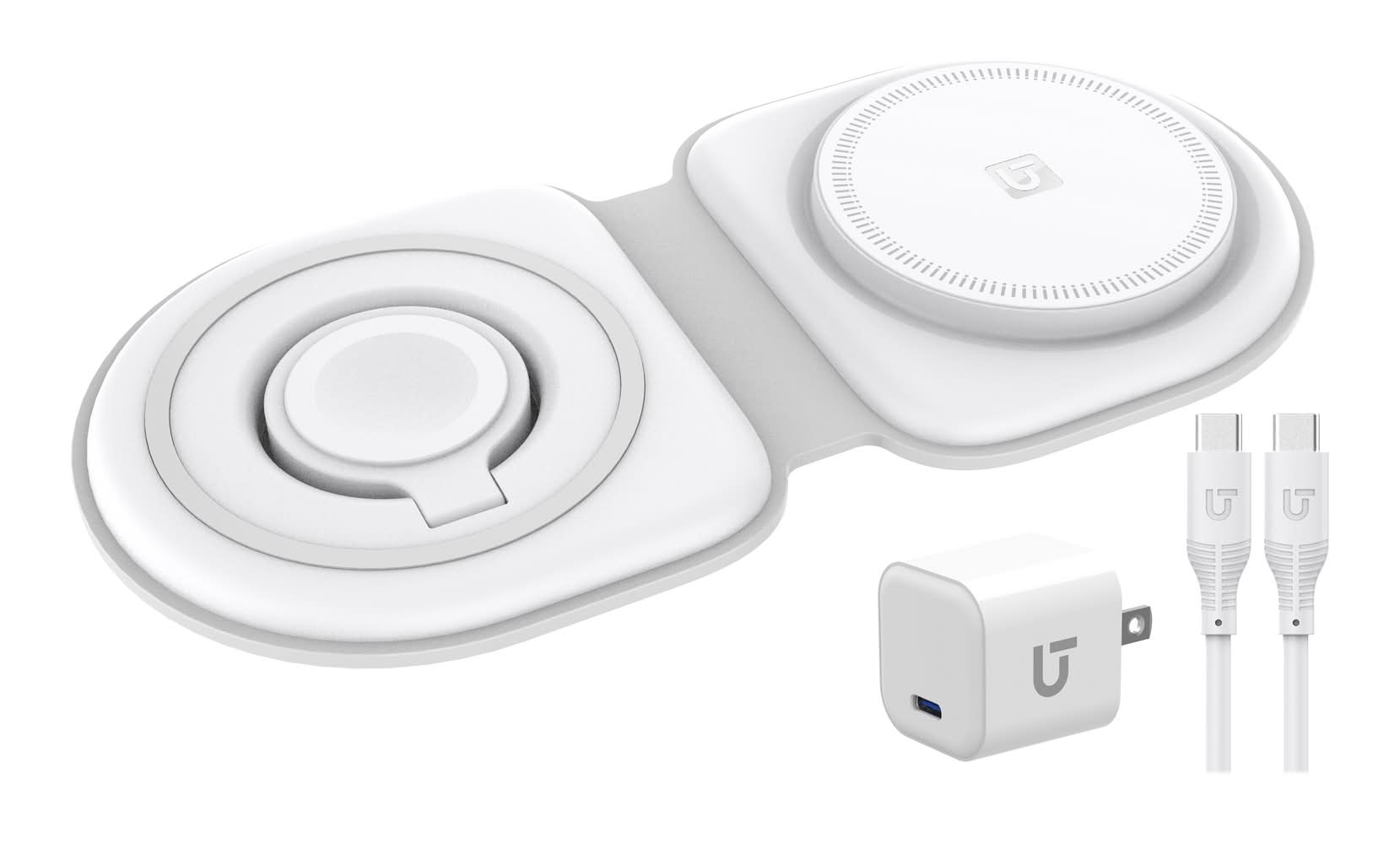 Utilitech Type C USB-A Wireless Charger 1-Port Smart Compatible