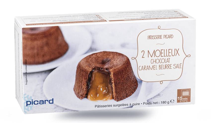 2 moelleux chocolat caramel au beurre salé