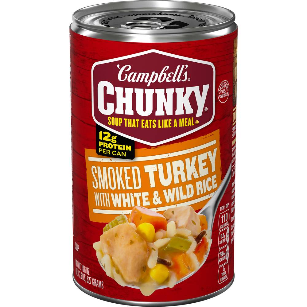 Campbell's Chunky Chunky Smoked Turkey With White & Wild Rice Soup (1.16 lbs)