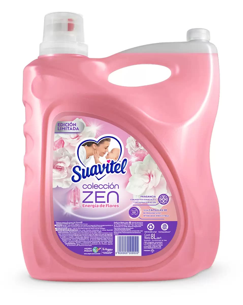Suavitel · Zen suavizante de ropa, energía de flores (8 L)