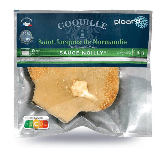 Coquille St-Jacques Pecten, France, sauce Noilly