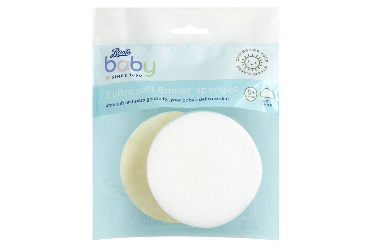 Boots Baby 2 Ultra Soft Ramer Sponges