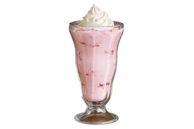 Order Strawberry Milk Shake food online from The Burger Den store, College Station on bringmethat.com