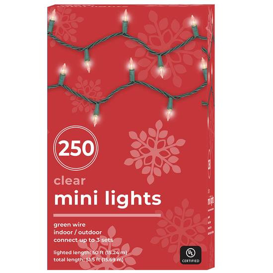 Mini Light Set - Clear, 250 ct