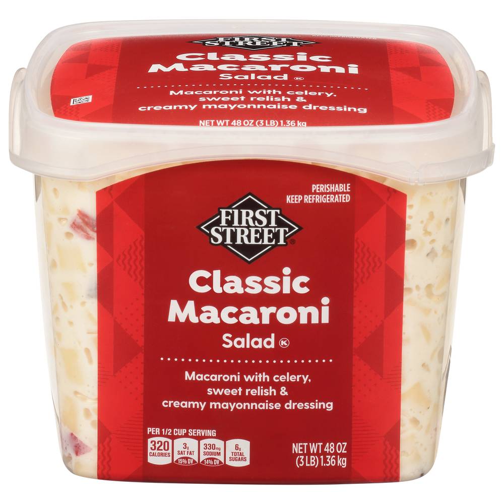 First Street Classic Macaroni Salad (48 oz)