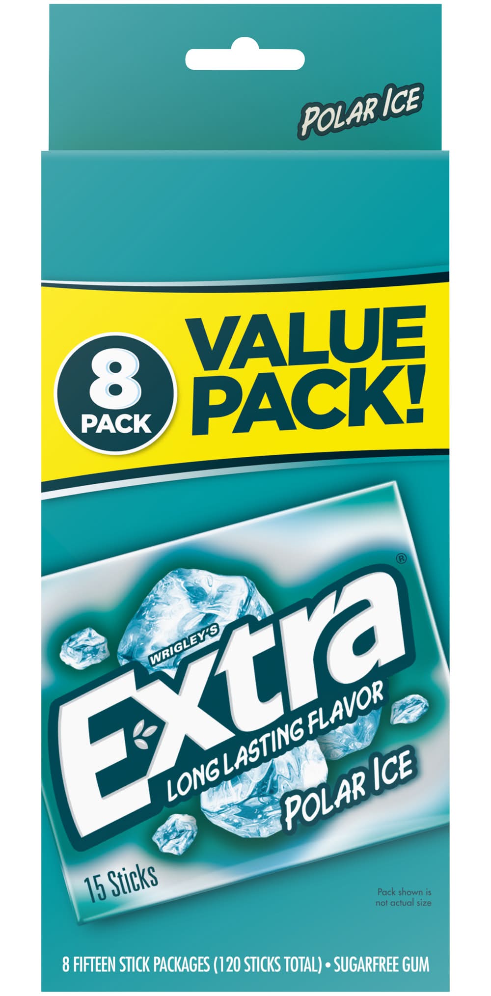 Extra Sugar Free Gum, Polar Ice (1 oz, 15 ct)