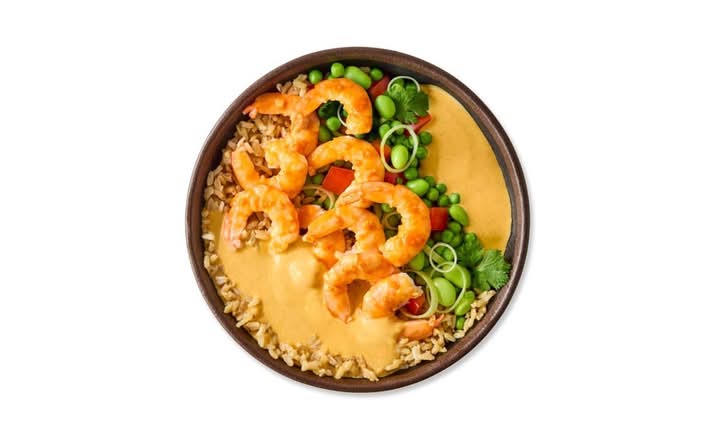 Thai king prawn curry