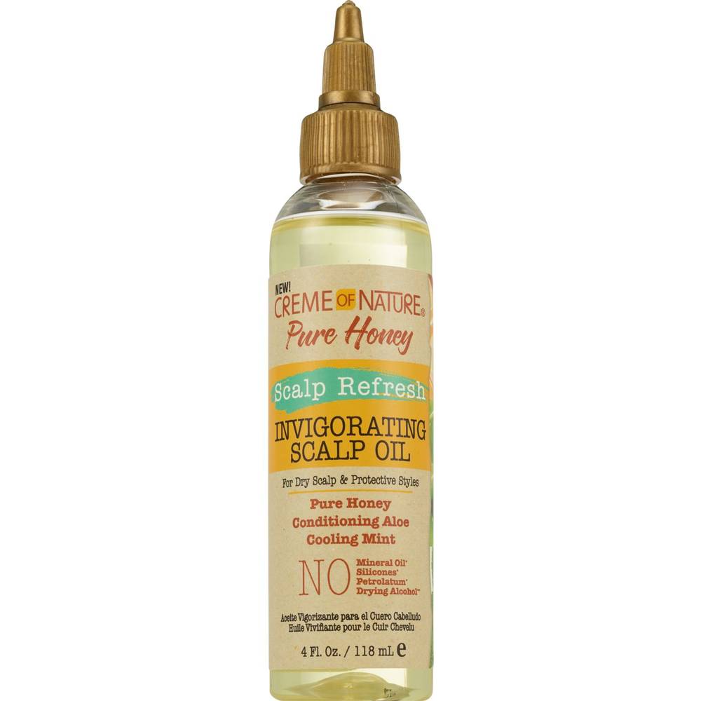 Creme of Nature Pure Honey Invigorating Scalp Oil, 4 OZ