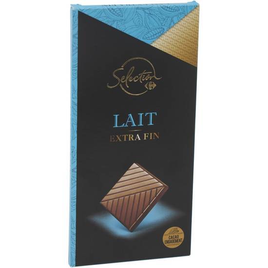 Carrefour Sélection - Chocolat au lait extra fin