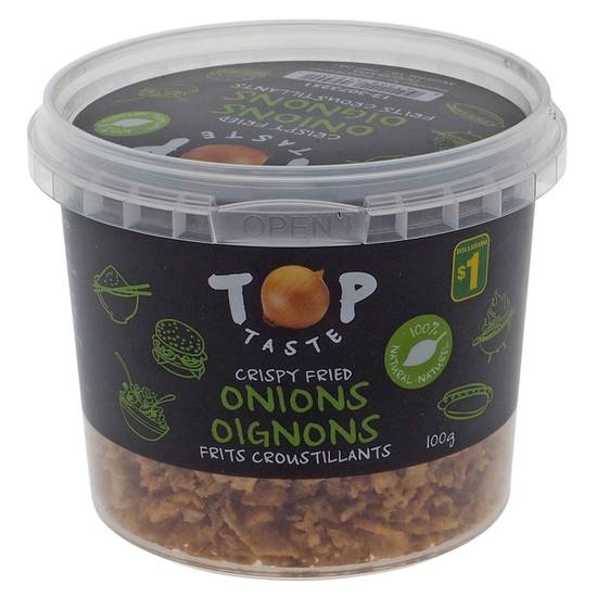 Top Taste Crispy Fried Onions In Plastic Cup (100 g)