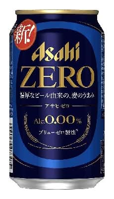 369759：［ノンアルコール］アサヒ ZERO 350ML缶 / Asahi, Dry Zero Non-Alcoholic Beer, 350ml Can