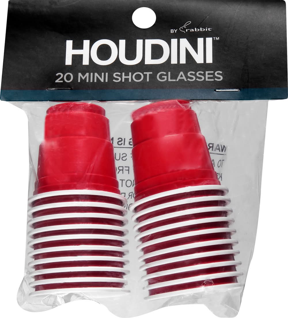 Houdini Red Cup Mini Shot Glasses