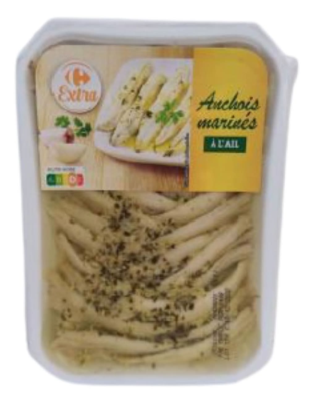 Carrefour Extra - Anchois marinés à l'ail (150g)