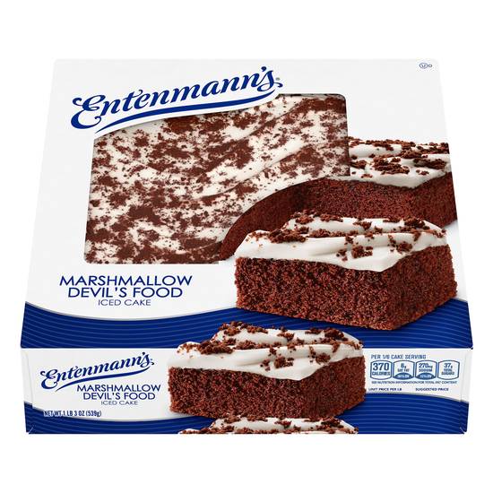 Entenmann's Marshmallow Devil's Food Iced Cake