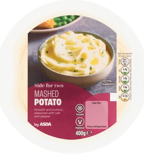 ASDA Side For Two Mashed Potato (400g)