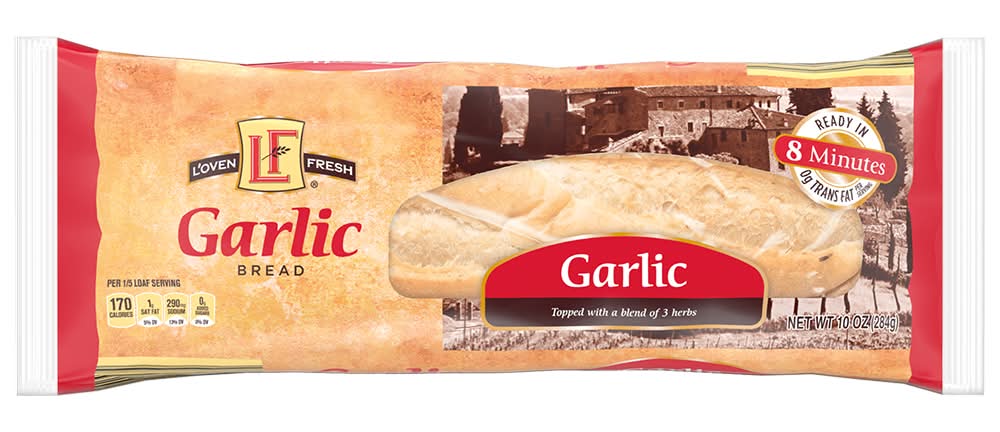L'oven Fresh Herb Bread, Garlic (10 oz)
