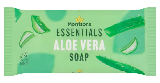 Morrisons Essentials Aloe Vera Soap (125g)