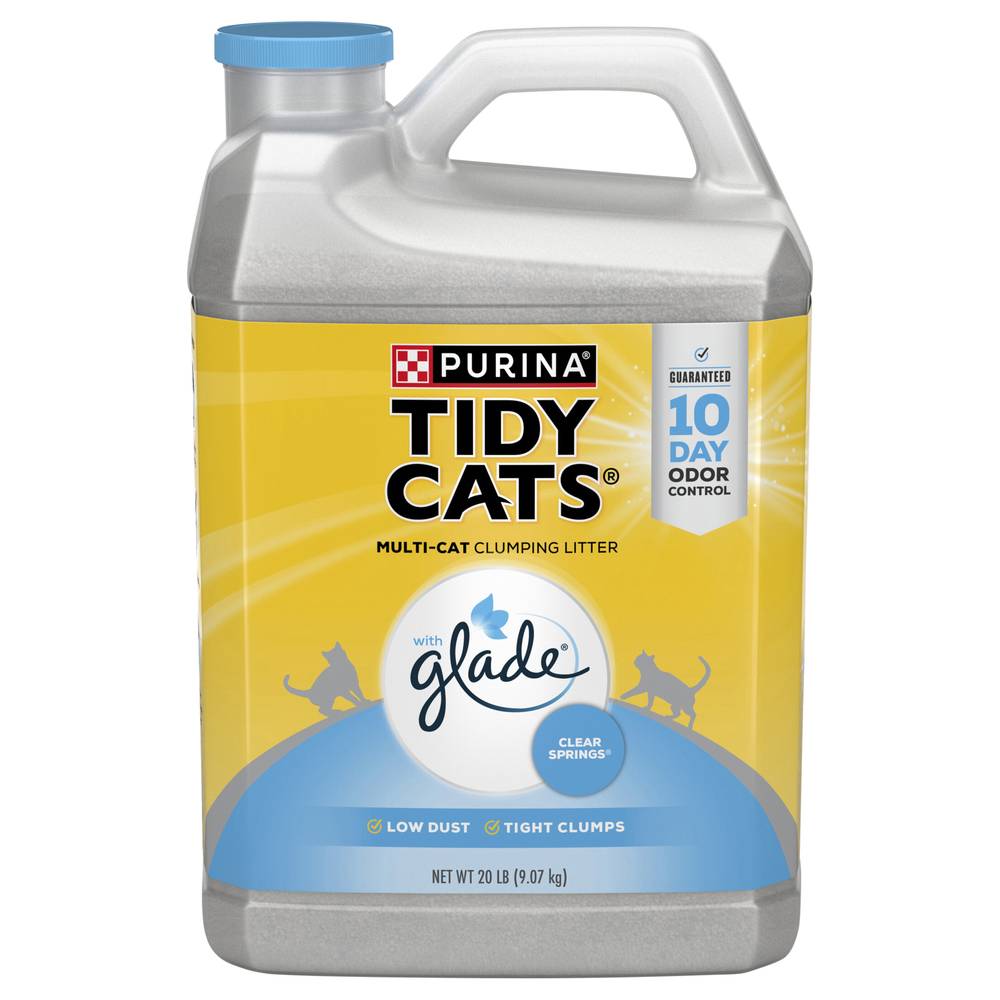 Tidy Cats Glade Clear Springs Multi-Cat Clumping Litter (20 lbs)