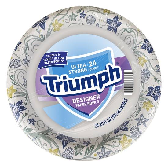 Triumph Designer Paper Bowls