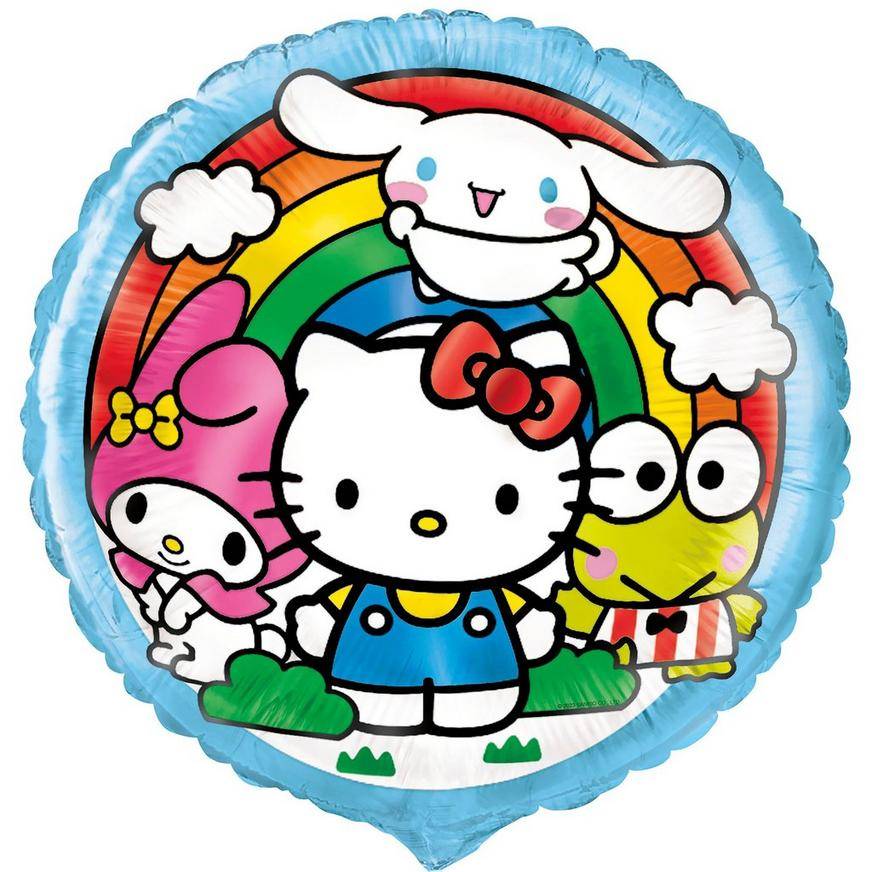 Uninflated Hello Kitty and Friends Foil Balloon, 18in - Sanrio