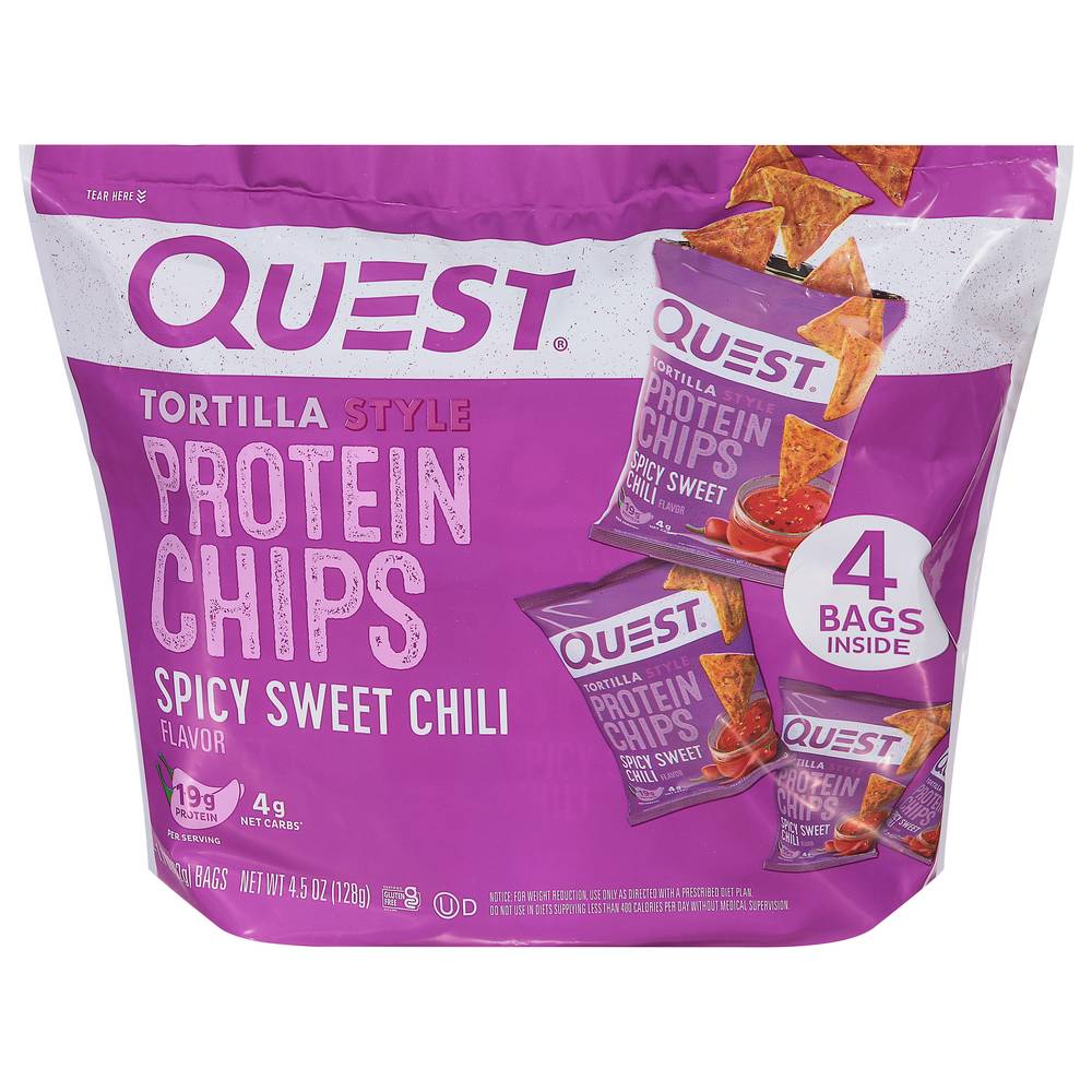 Quest Tortilla Style Spicy Sweet Chili Protein Chips (4.5 oz)