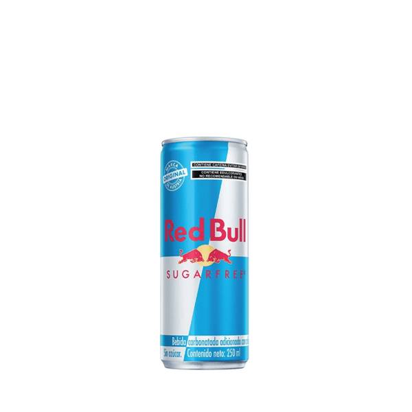 Energizante Red Bull Sin Azucar 250ml