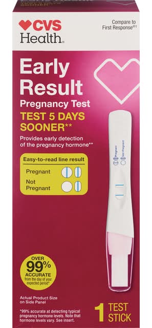 CVS Pharmacy Early Result Pregnancy Test