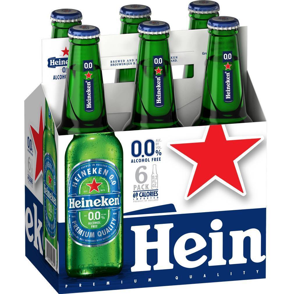 Heineken Premium Quality Alcohol Free Beer (6X11.2 Fl oz)(0.0%ABV)