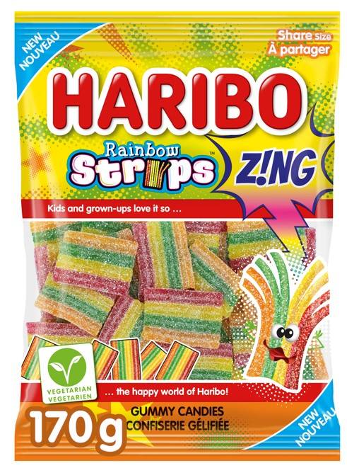 Haribo Rainbow Strips Gummy Candies