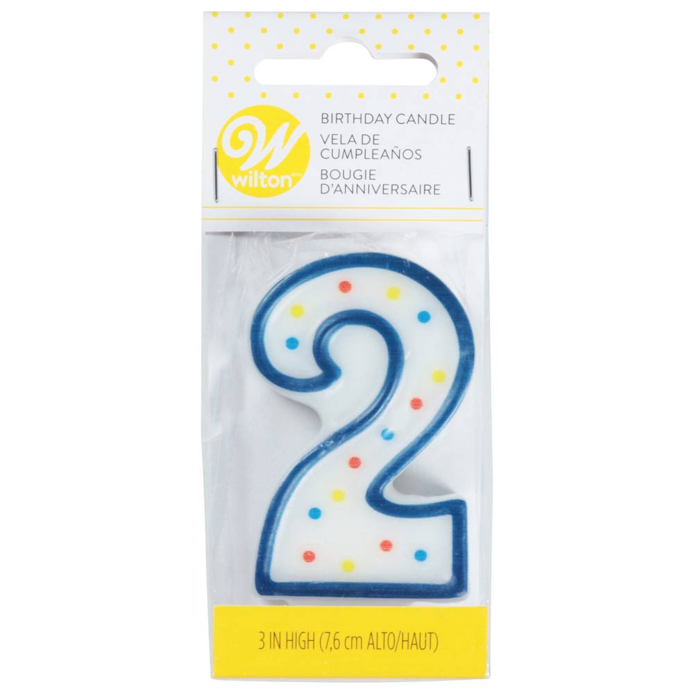 Wilton 2 Birthday Candle