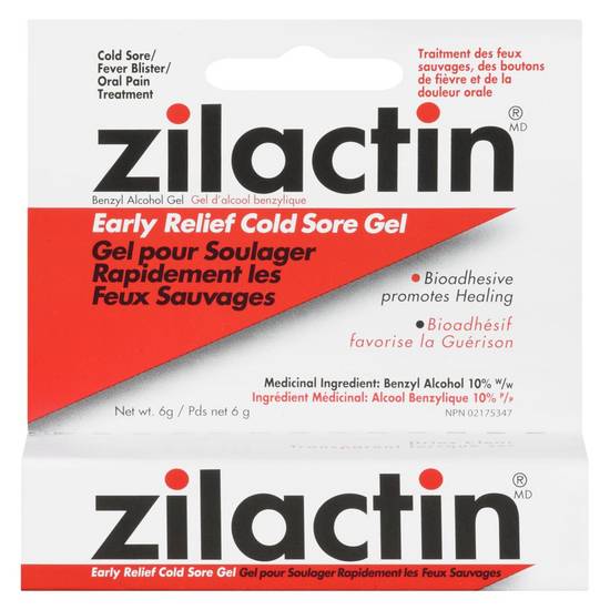 Zilactin Medicated Gel (6 g)