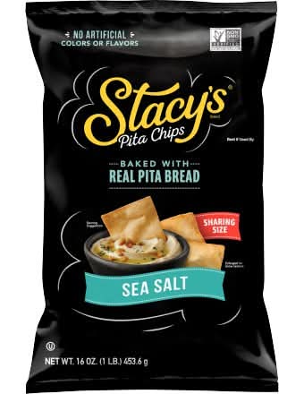 Stacy's Simply Naked Pita Chips, Sea Salt (16 oz)