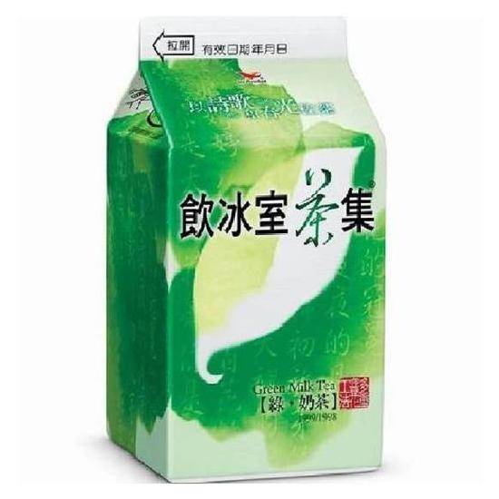 統一飲冰室茶集-綠奶茶400ml