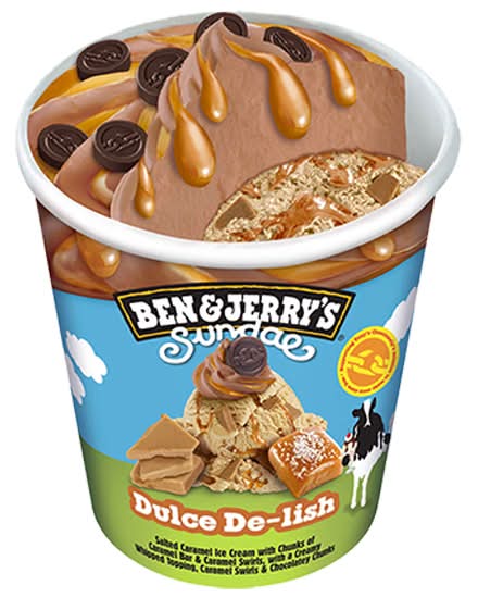 Ben & Jerry'S Dulce Delish Sundae Ice Cream 427Ml