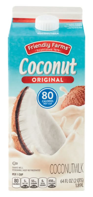 Friendly Farms Coconut Milk, Original (64 fl oz)