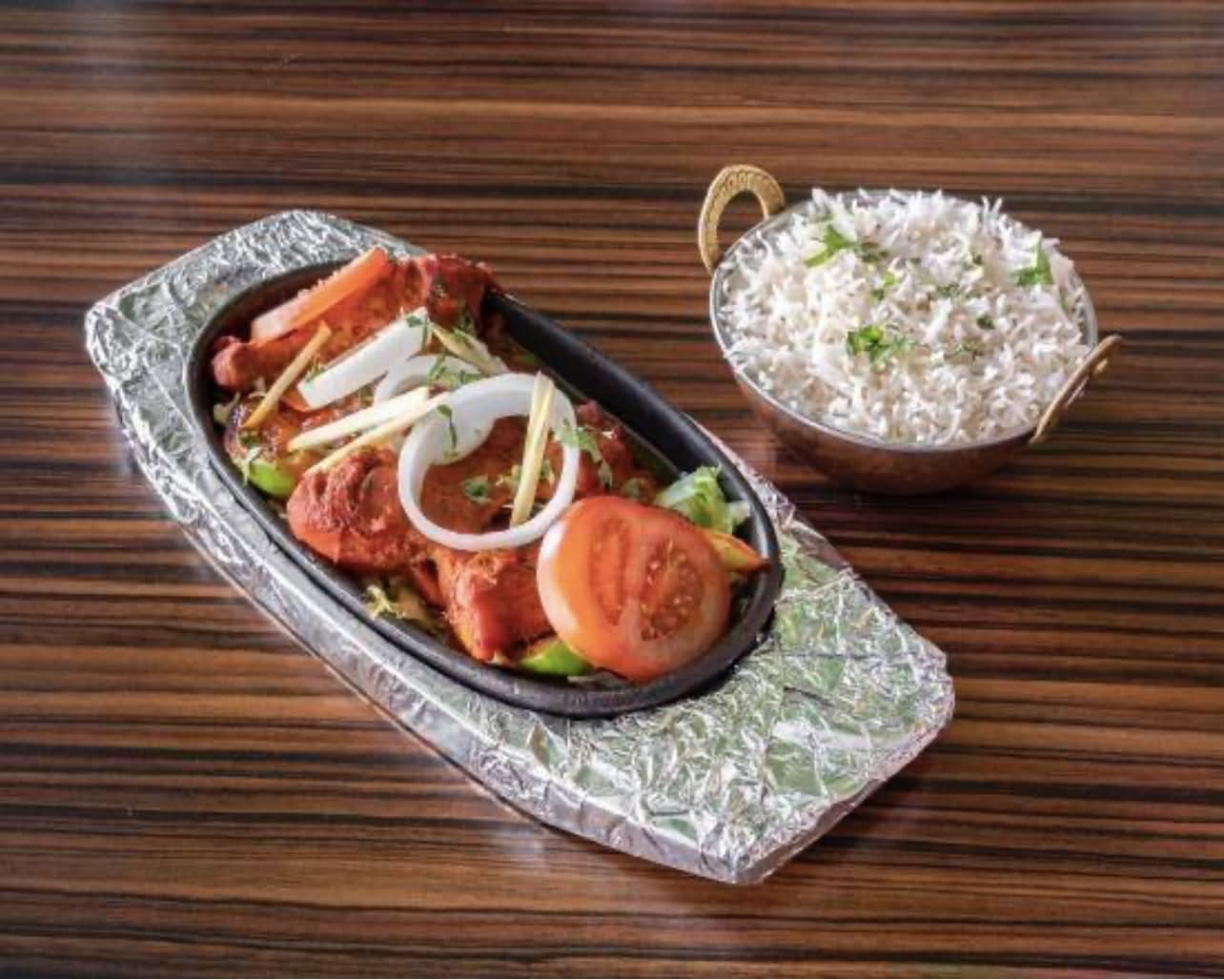 Menu assiette chicken tandoori