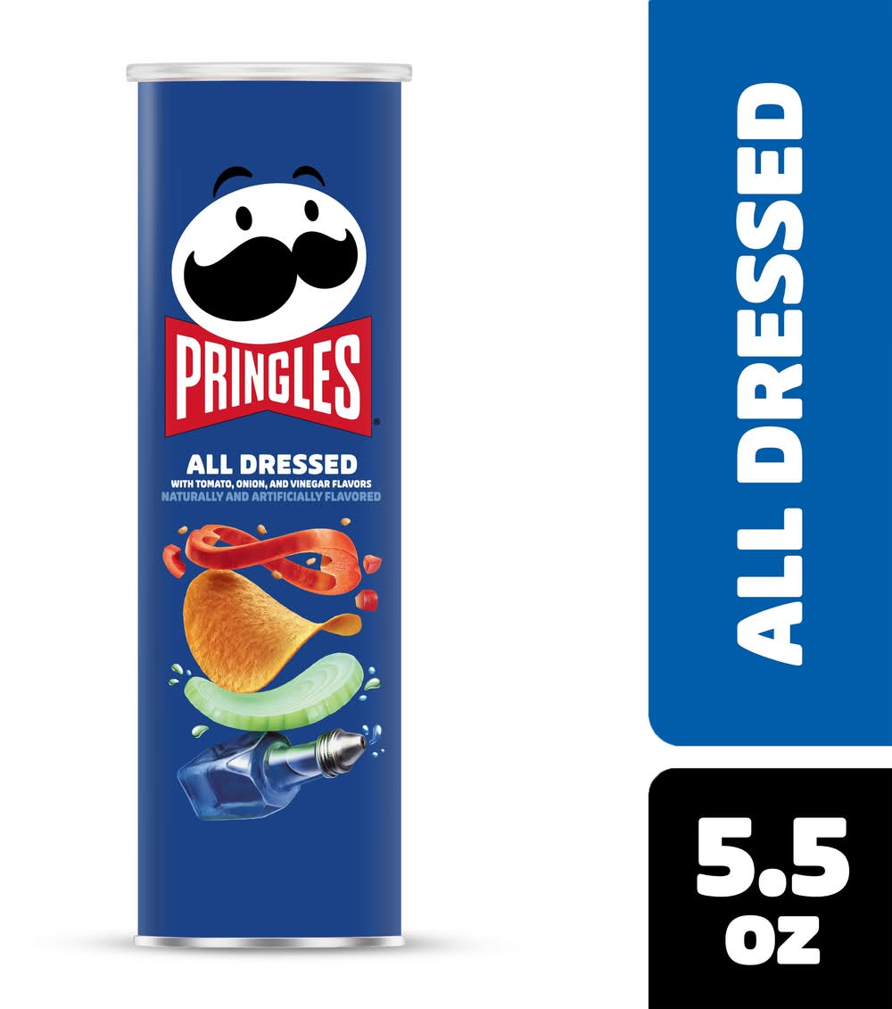 Pringles All Dressed Potato Crisps Chips (5.5 oz)