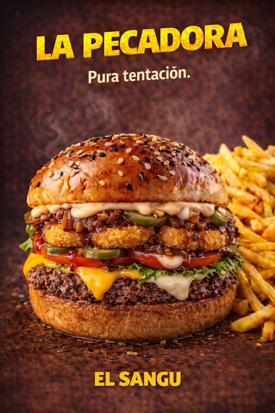 Hamburguesa Smash de Autor la Pecadora